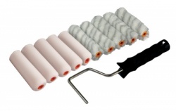 10pk 100mm Foam & Silver Stripe Mini Sleeves Set Solvent tolerant